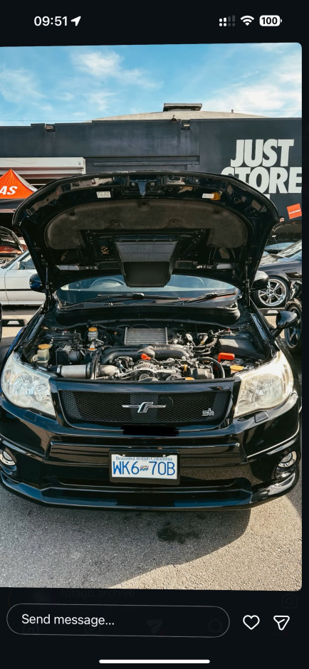 Brendan Taylor's 2008 Forester Sports 2.5 XT Actually a JDM 2.0XT, SH generation (came out a year earlier in Japan)