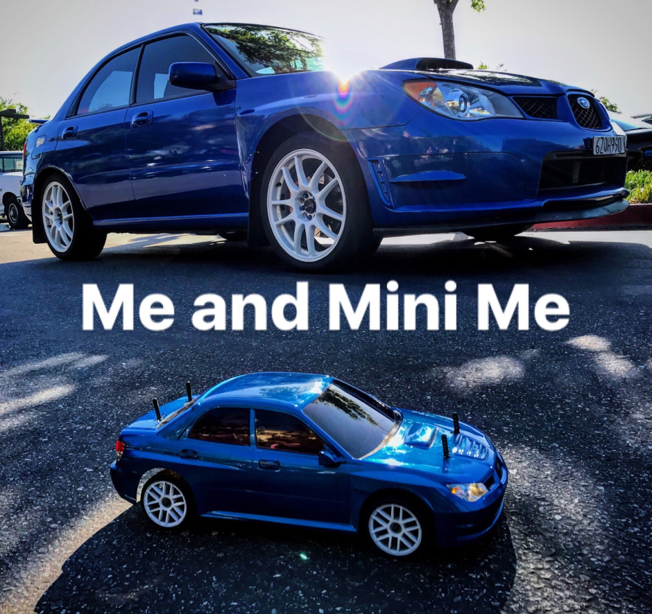 Lester M's 2006 Impreza WRX TR Comes with matching Remote control car, Hot Wheel and 3D miniature as well as Subie