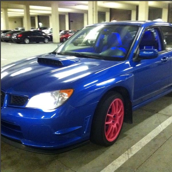 Lester M's 2006 Impreza WRX TR Comes with matching Remote control car, Hot Wheel and 3D miniature as well as Subie