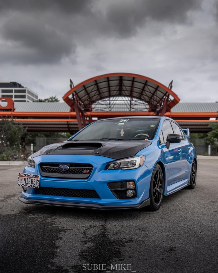 Maddie Horn's 2016 WRX STI Hyper blue Hyper blue