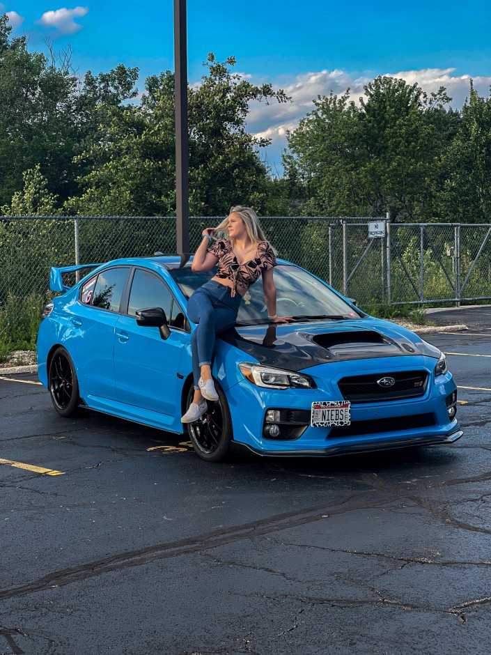 Maddie Horn's 2016 WRX STI Hyper blue Hyper blue