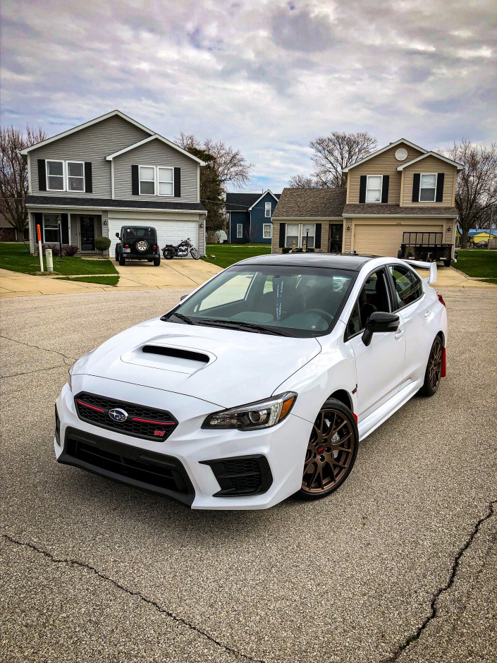 Sam S's 2020 WRX STI Series.White STi